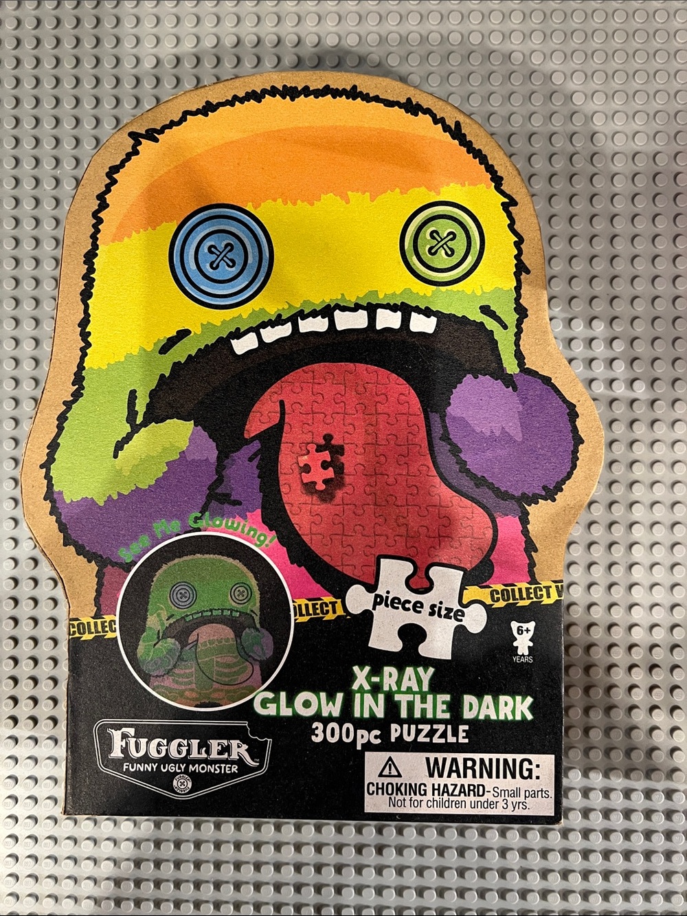 Fuggler X-Ray Glow-in-the-Dark 300-Piece Kids Puzzle - Multicolor